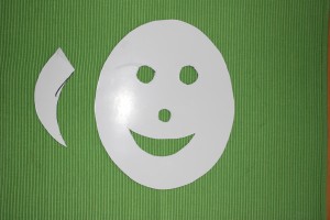 Vorlage Hexenmaske klein
