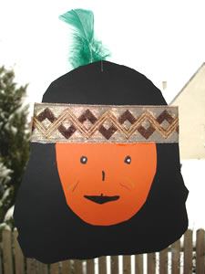 indianer11 Bastelideen für Fasching