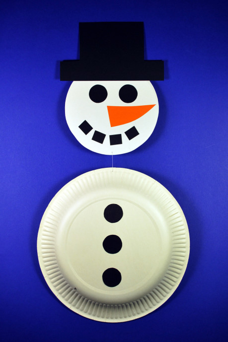 Schneemann basteln kinderspiele welt.de