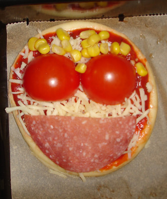 Pizzagesicht