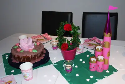 Tisch Prinzessinnen-Geburtstag