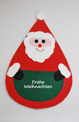 Weihnachtskarte Weihnachtsmann