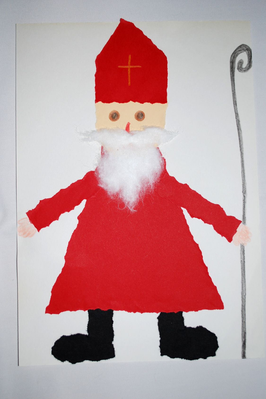 Basteln Nikolaus KinderspieleWelt.de
