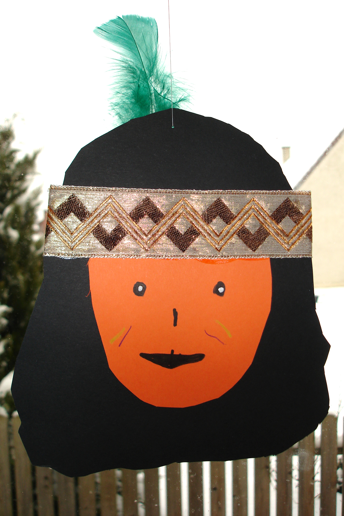 indianer kopfschmuck basteln