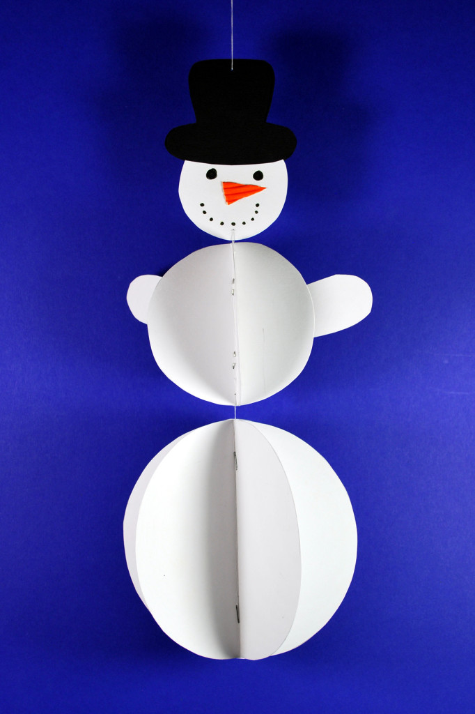 Fabelhaft Schneemann basteln - Kinderspiele-Welt.de QA23