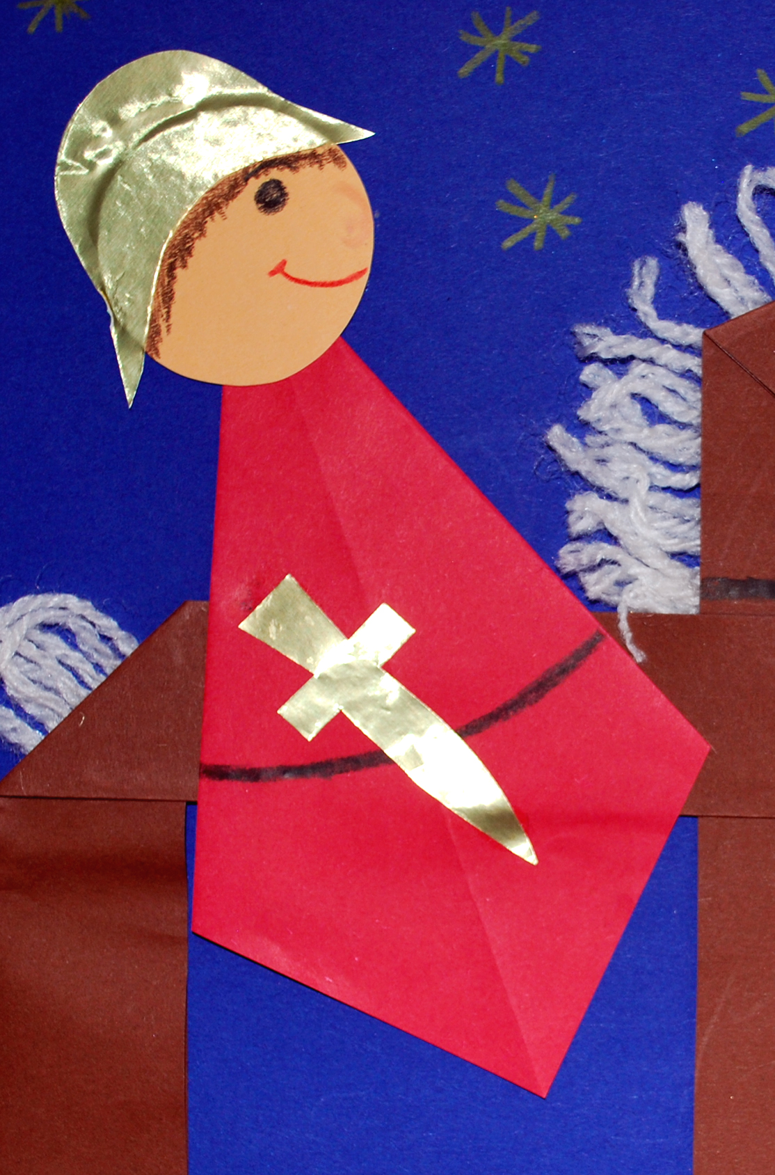 St. Martin basteln - Kinderspiele-Welt.de