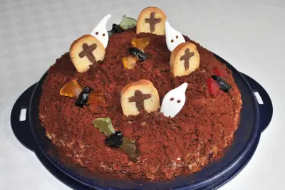 Halloween-Gespenster-Kuchen