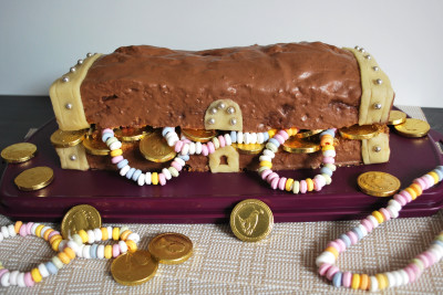 Schatztruhe-Kuchen