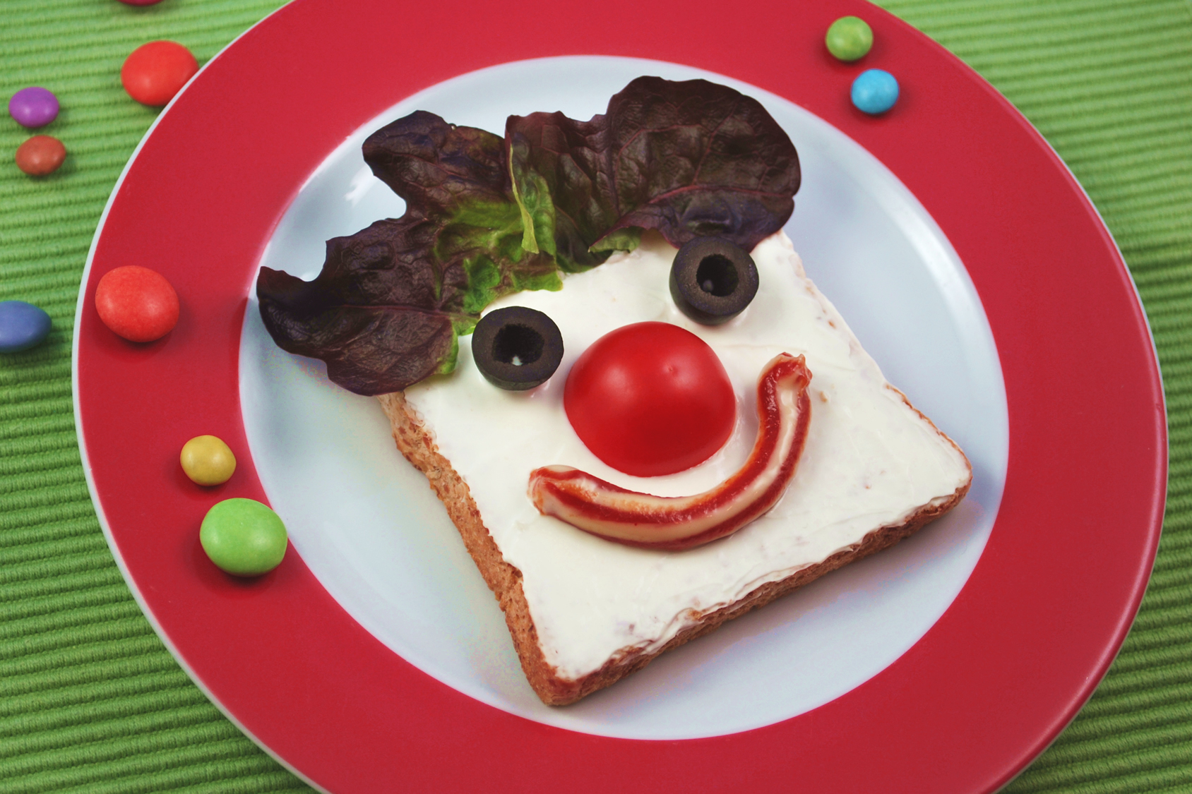 Gemüse-Gesichter - Kinderspiele-Welt.de
