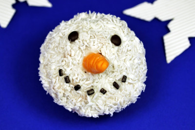 Schneemann-Muffin