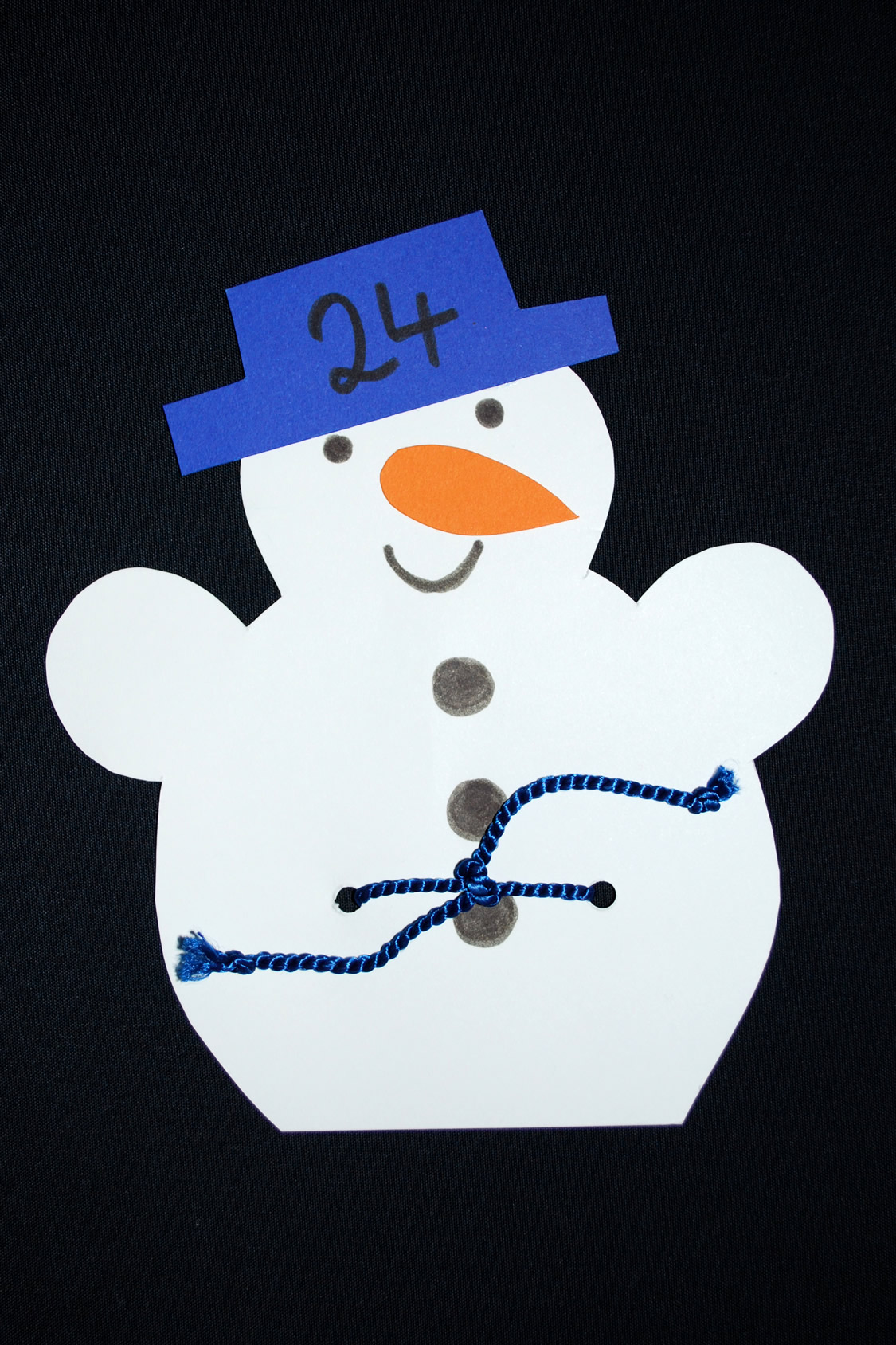 Schneemann basteln - Kinderspiele-Welt.de