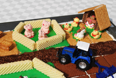 Bauernhof-Kuchen