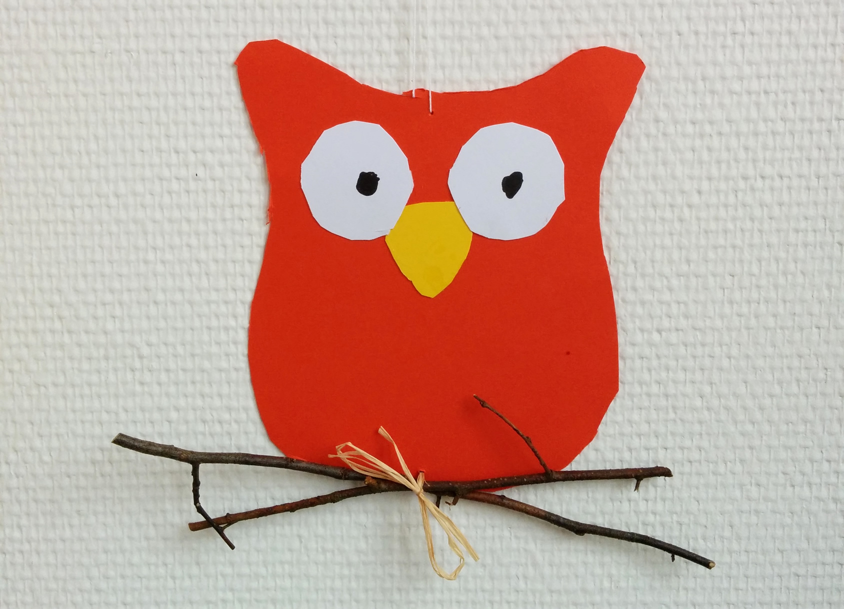 Eulen basteln aus Papier - Kinderspiele-Welt.de