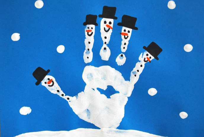 Schneemann Basteln