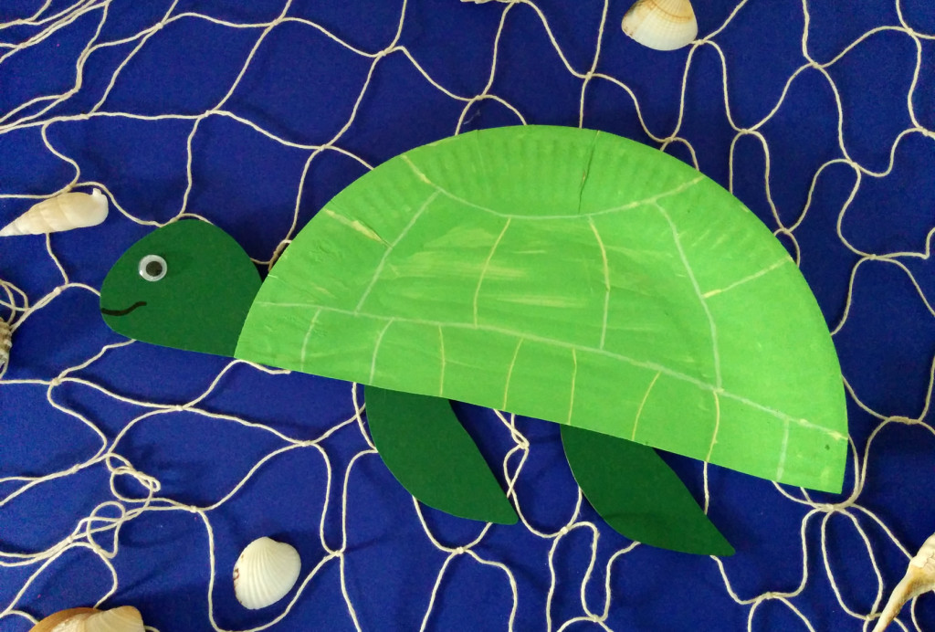 Schildkröte basteln - Kinderspiele-Welt.de