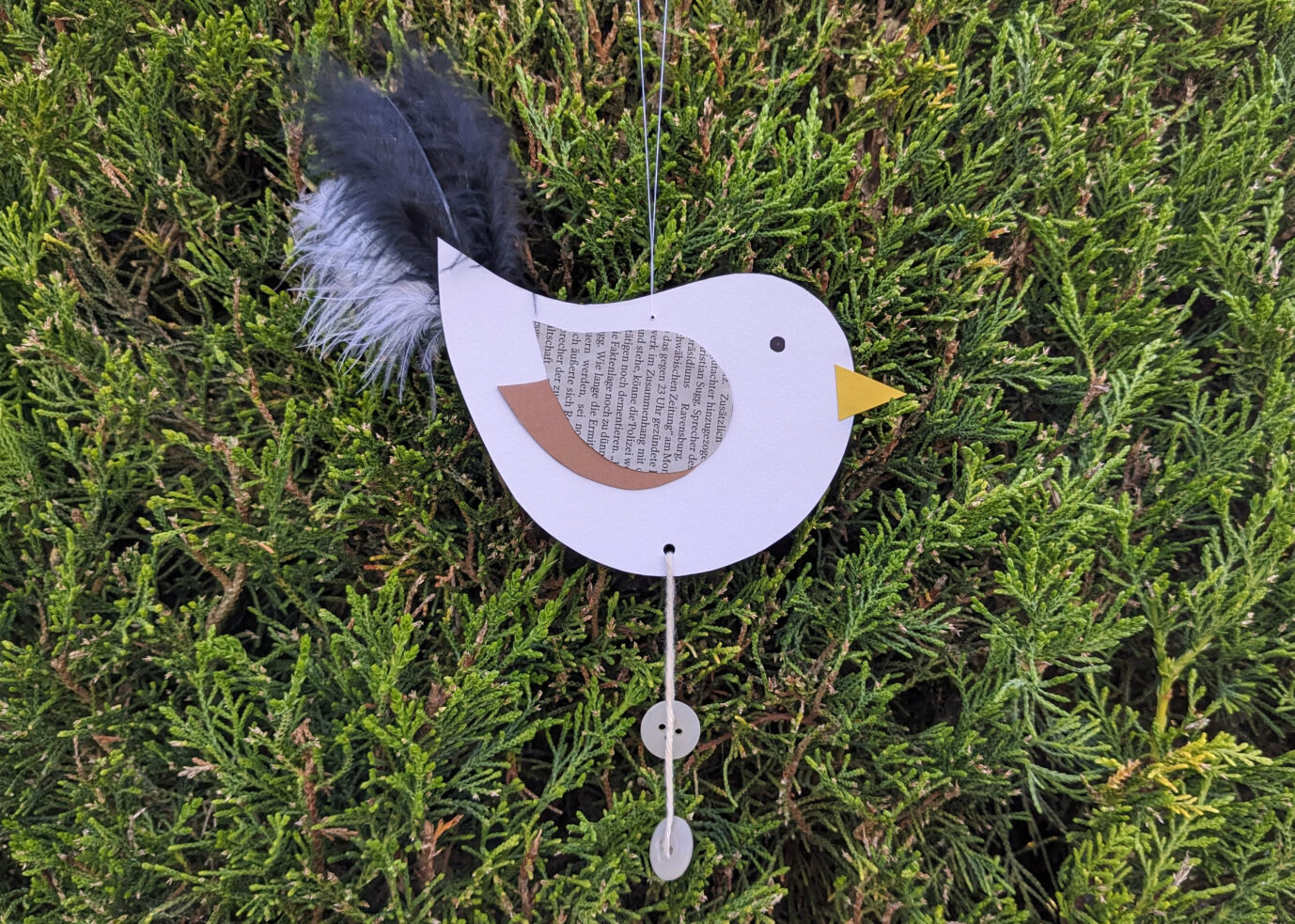  Vogel aus Papier basteln - Kinderspiele-Welt.de 